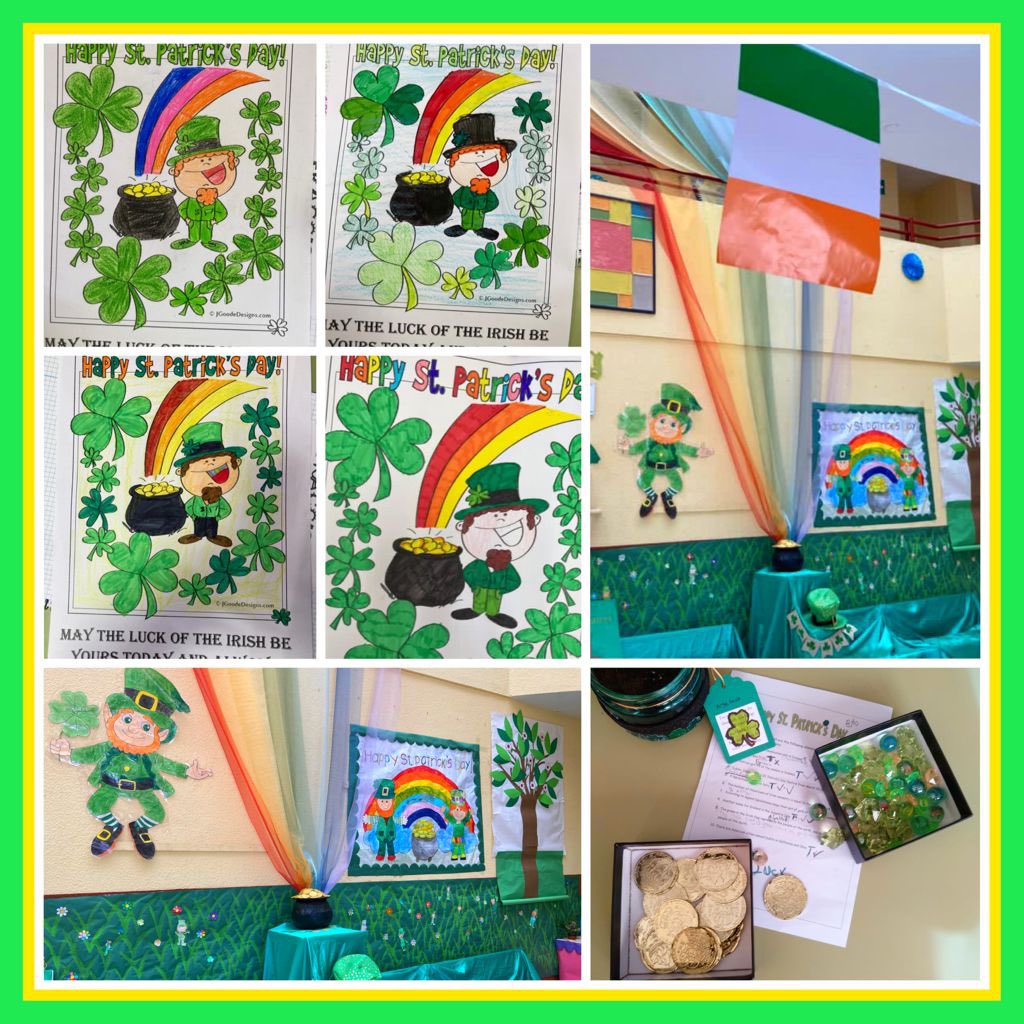 CeipMorana's tweet photo. ☘️ Happy St. Patrick’s Day!!☘️
May the luck of the Irish be with you ☘️ Hoy la tradición irlandesa 🇮🇪 se cuela en nuestras aulas. 
👉🏼 https://t.co/VkQXDjqrfZ
¡¡No olvidéis buscar al Leprechaun!! 
#ceiplamoraña #britishcouncil #bilingualeducation #StPatricksDay 
#languageincontext https://t.co/enj27f05oz