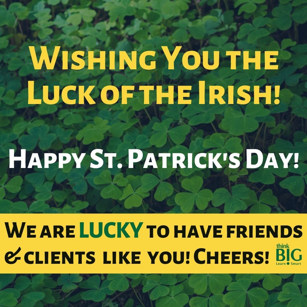 ThinkBigMD's tweet photo. Wishing You The Luck of The Irish! 🍀From Your Friends at ThinkB!G https://t.co/JVFvKu7u8g