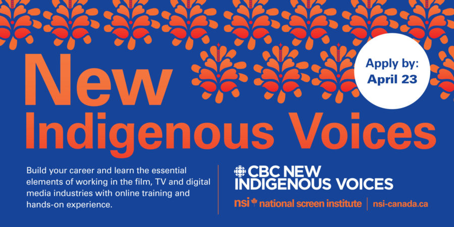 Apply now to CBC New Indigenous Voices to build your media career - Learn the essential elements of working in the film, TV and digital media industries with online training and hands-on experience. Apply for this full-time program by April 23. 
nsi-canada.ca/2021/03/apply-…