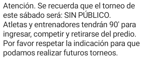 IMPORTANTE
Por favor, respetar estas indicaciones.