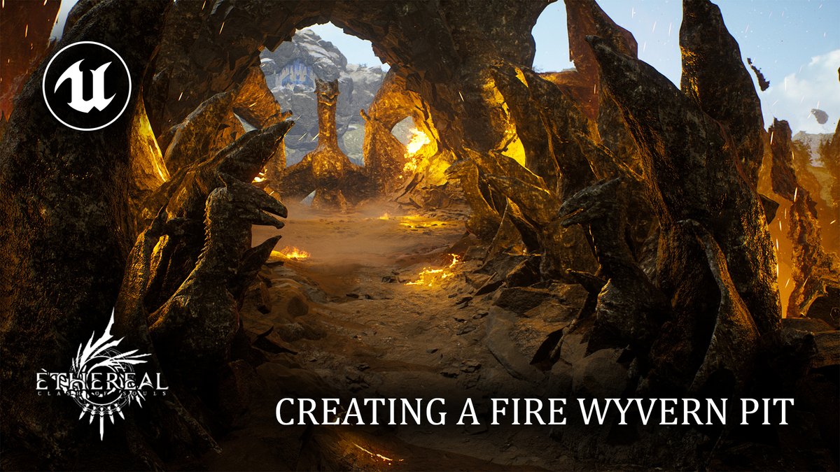 ambiguousgames's tweet photo. Wanting to create a Fire Wyvern Pit such as this, check out this video break down!

https://t.co/ZlDP8uP1Lg

@UG_Ethereal
#unrealengine #ue4 #ECoS #quixel #megascans #lighting #environmentart #leveldesign https://t.co/hl6gFXUODX