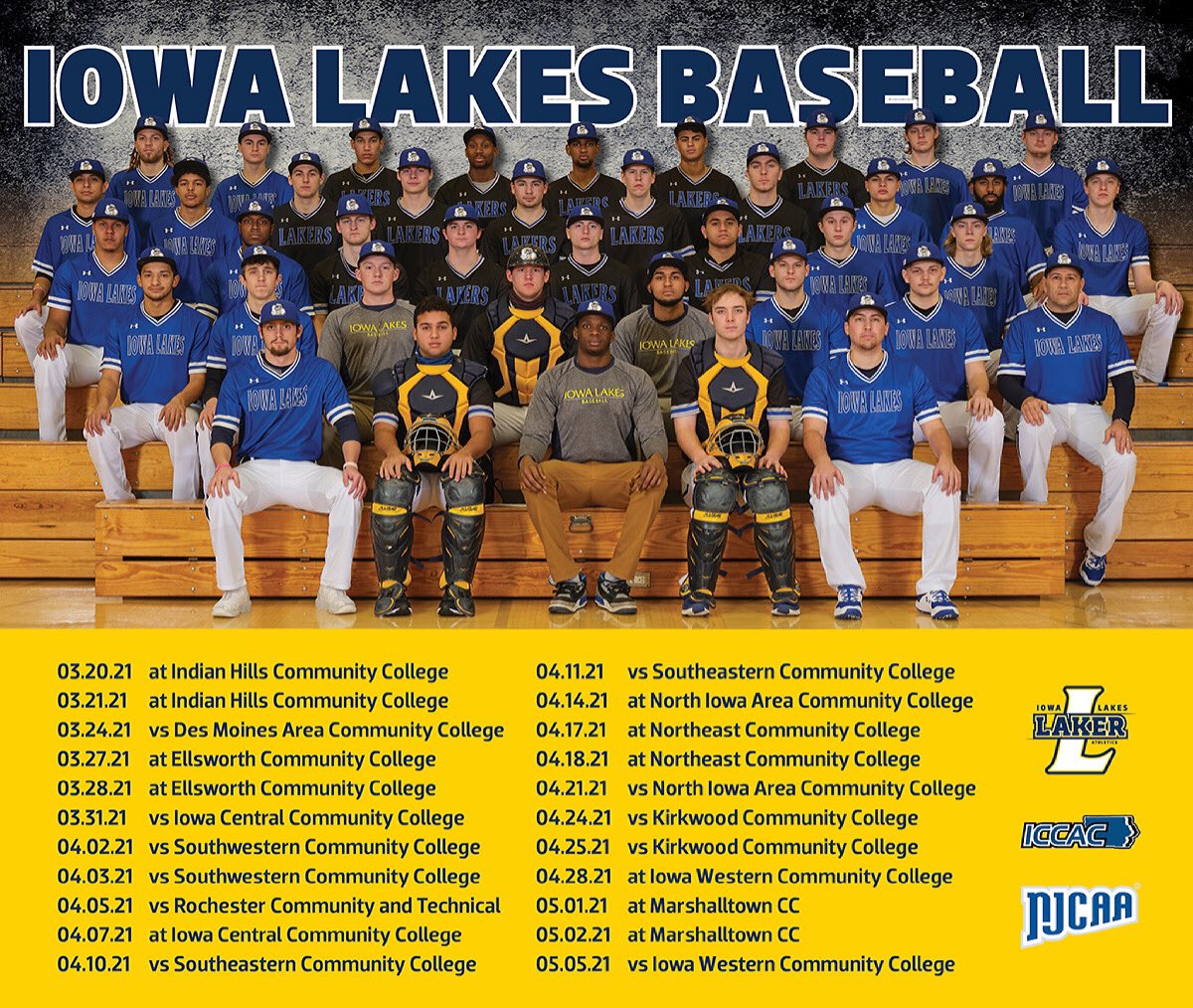 Iowa Lakes Baseball on Twitter "Introducing our Iowa Lakes CC Baseball