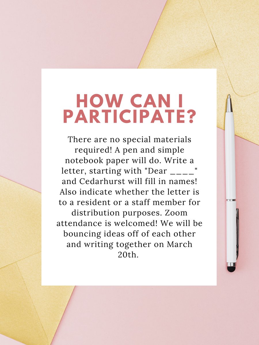 CampusCursive's tweet photo. We are so excited to announce our Letter Writing Event for this coming Saturday, March 20th! We hope to see you all there! https://t.co/9ZB6mcVwaw