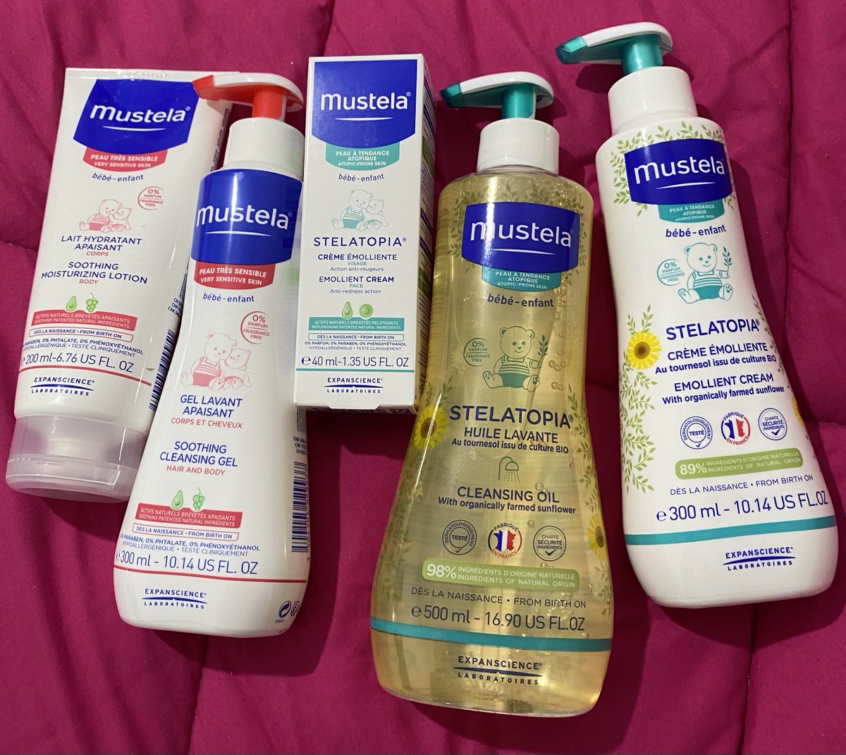 Gracias <a href="/MustelaEsp/">Mustela España</a> 

Esta vez han decidido cuidar mi piel de los efectos de la quimio y de la radio como si fuera la de un bebé. 

Sois maravillosos, nunca me habéis fallado, ni a mi niña, ni a mi.