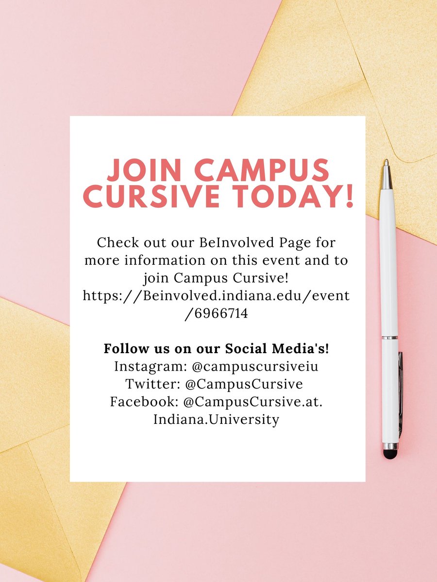 CampusCursive's tweet photo. We are so excited to announce our Letter Writing Event for this coming Saturday, March 20th! We hope to see you all there! https://t.co/9ZB6mcVwaw