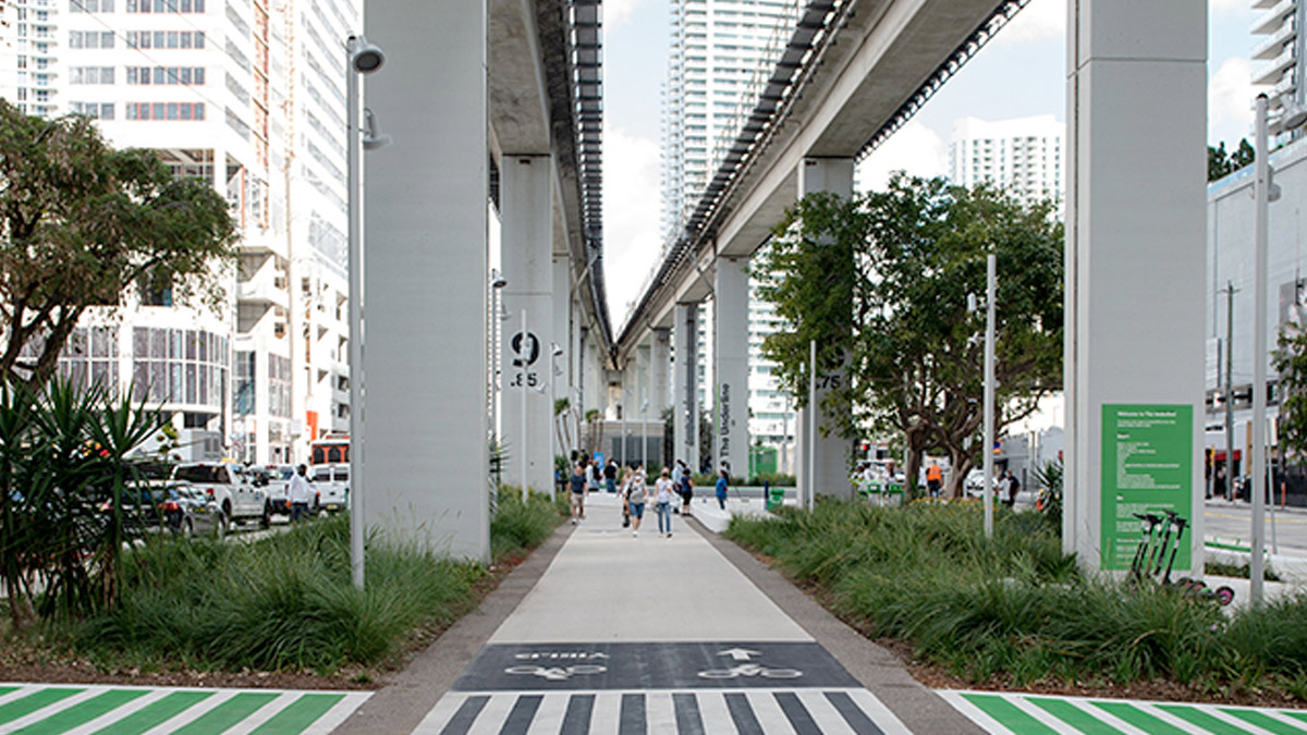NationalASLA's tweet photo. Isabel Castilla, ASLA, is the design principal-in-charge for @theunderlinemia: a 10-mile-long linear park below Miami’s Metrorail system, which leverages existing infrastructure while providing outdoor spaces for cyclists and pedestrians.
https://t.co/eJnZPeCAUN #NationalASLA https://t.co/F6JIS2RYMP