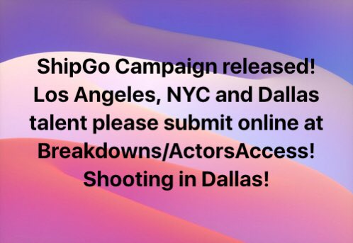 Digital Dogs Casting (@digidogs) on Twitter photo Attn actors in #LosAngeles #NYC #DallasTX breakdown released please submit online now!!! Wahoo!! <a href="/DigiDogs/">Digital Dogs Casting</a> <a href="/djrobbyjr/">Robert B. Martin Jr</a> Attn actors in #LosAngeles #NYC #DallasTX breakdown released please submit online now!!! Wahoo!! <a href="/DigiDogs/">Digital Dogs Casting</a> <a href="/djrobbyjr/">Robert B. Martin Jr</a>