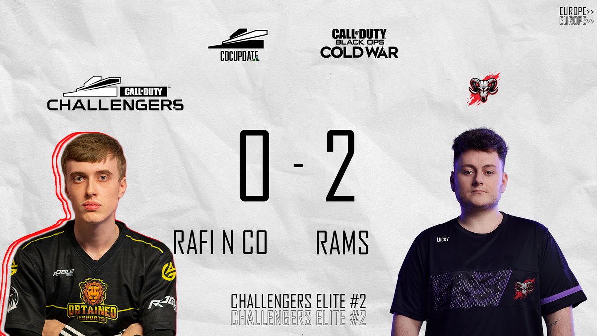 [EU | Elite #2]

A comfortable 6-2 win in Miami sends <a href="/RamsLUX/">RAMS</a> 2-0 against Elite 2 in the series! 

Clean sweep? Find out as we head to checkmate control!

Broadcast: youtube.com/watch?v=q5xbNU…

#CDL2021