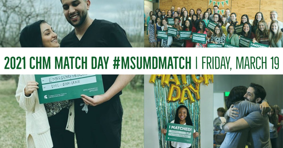 MSUMDAdmissions's tweet image. It's almost time...

Every #MSUMDMatch is a special one. #SpartanMD