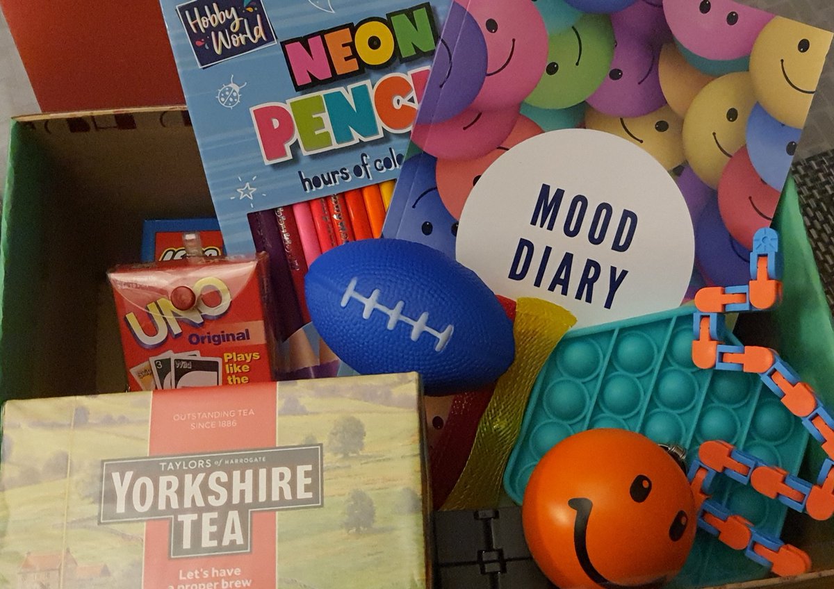 katiep_NWBH's tweet photo. A person centred self soothe box for one of our gents to support him on discharge, through named named sessions and safety plans, he identified that anything to keep his hands busy and a cup of tea usually does the trick! #teamausten #selfsoothebox #personcentred @NWBoroughsNHS https://t.co/gcpCXDQmcn