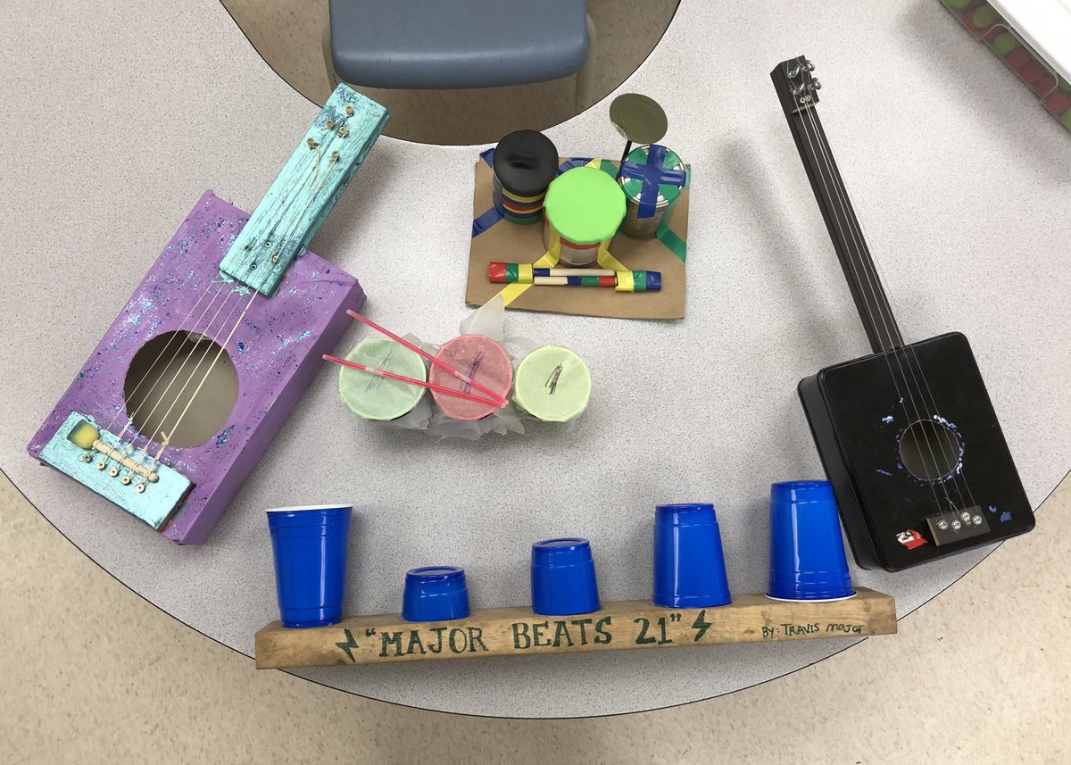 Mrs_Begley_DPS's tweet photo. Grade 4s began sharing the instruments they made for our Light and Sound unit project in science. We can’t wait to see the rest! https://t.co/yFHKvmtyqM