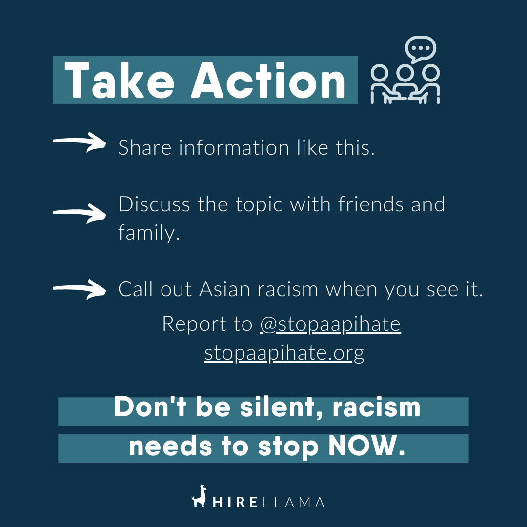 hirellama's tweet photo. Hire Llama stands in solidarity with our AAPI community, and deeply mourns the lives lost today due to the elevated cases of hate in America. Here's a list of resources for allyship and fighting anti-asian racism. #StopAsianHate #StopAAPIHate #Solidarity https://t.co/VzZHtrnha8