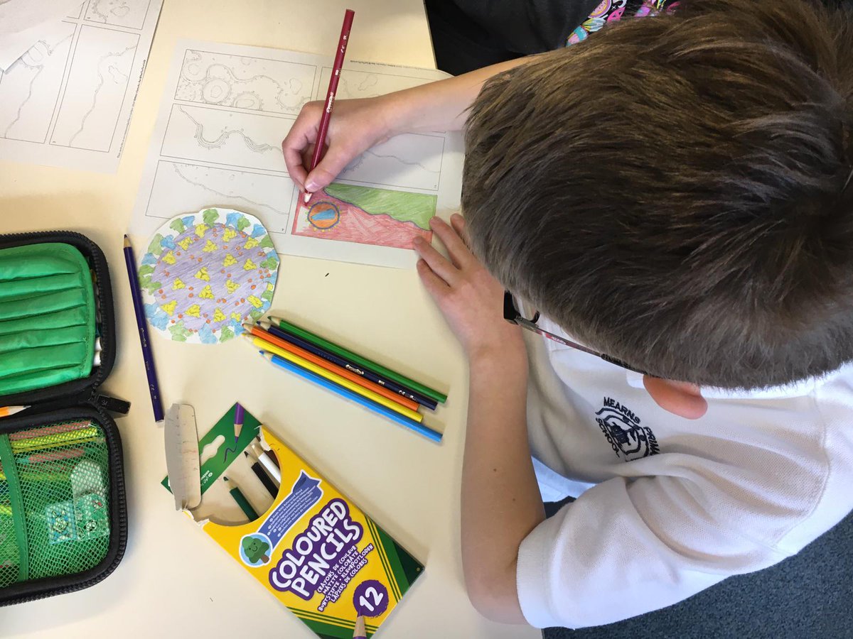Mearns_Primary's tweet image. P5.18 have been learning about the science behind viruses and vaccines with these fantastic resources from @DrLizzieBurns and @RCPath We’ve been colouring Coronavirus whilst rewatching “Let’s Go Live” with @maddiemoate &amp;amp; @gregfoot Tomorrow: origami viruses and syringes! #mpsstem