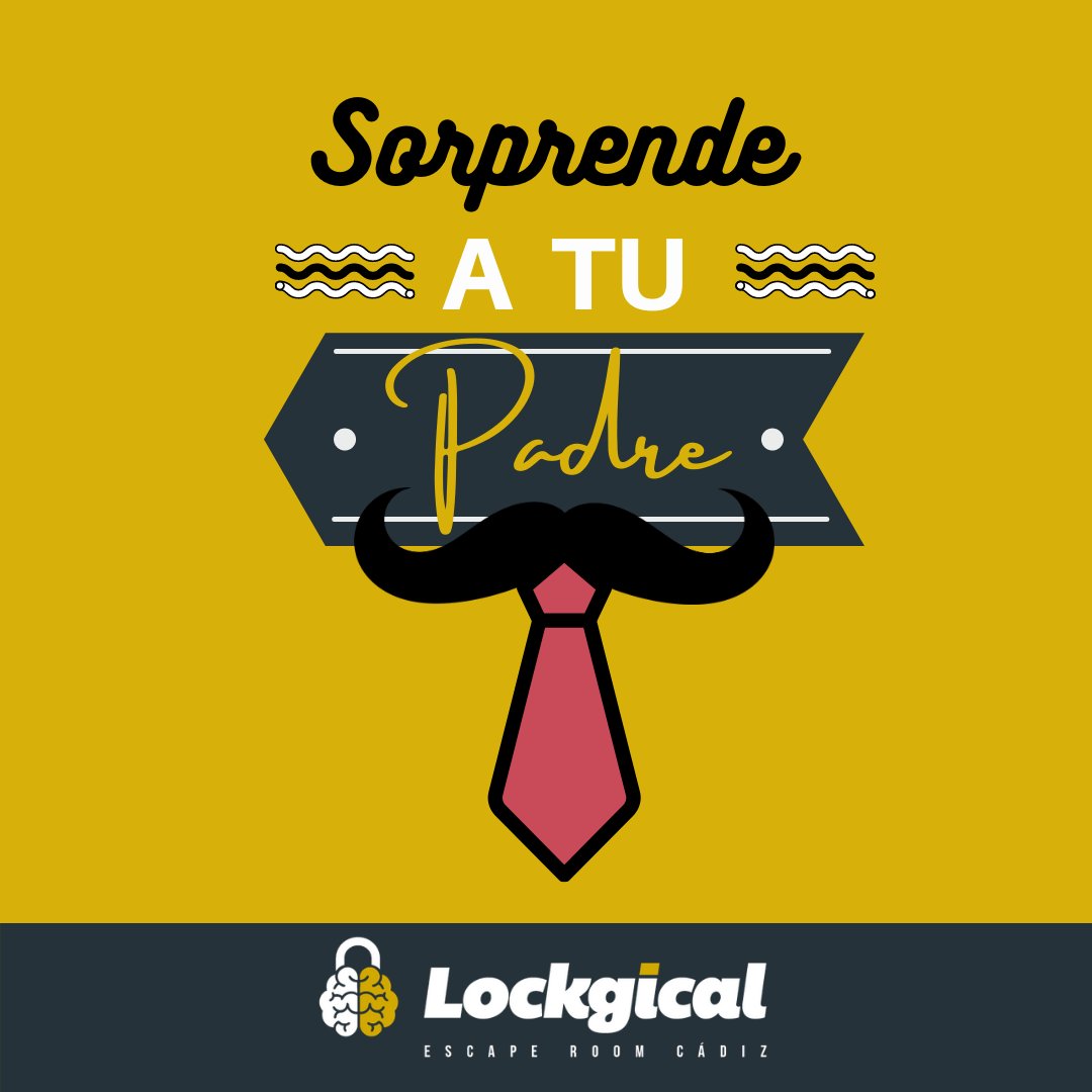 lockgical's tweet photo. 🕵️‍♀️¿Buscas un regalo original y divertido para el día del Padre❓
Regala nuestro Bono Regalo y ven a jugar en familia una experiencia de ocio con nuestros juegos de escape.
Para más información entra en:
https://t.co/LfBEPMbXZ2
✅️Medidas anti-covid✅
Tu Escape Room en Cádiz 🕵️‍♀️👍 https://t.co/u2VLkO0iCH