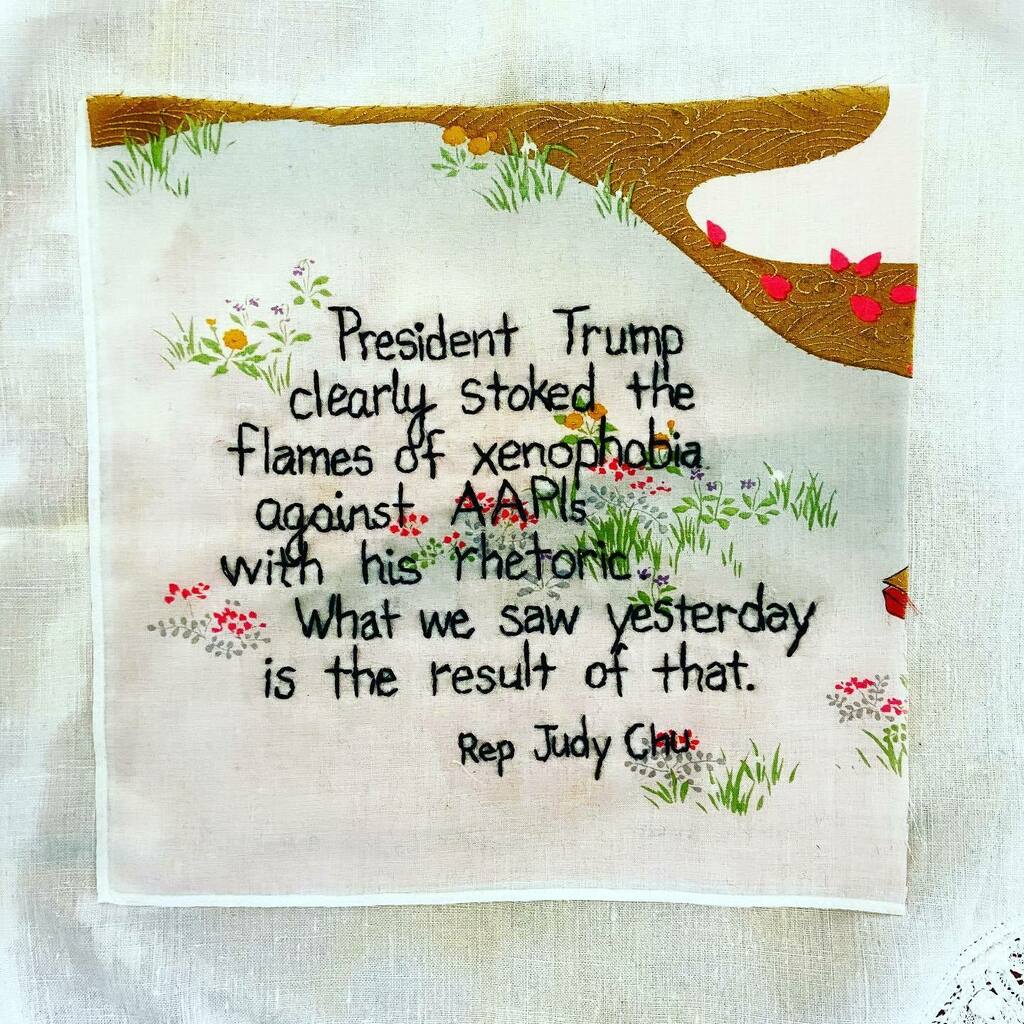 TinyPricks's tweet photo. “Whatever the motivation here, I know Asian-Americans are very concerned,” @joebiden Quote @repjudychu, stitched @dianaweymar #hateisavirus #tinypricksproject https://t.co/l4A07wAFnj https://t.co/fPY5pVI6Ll