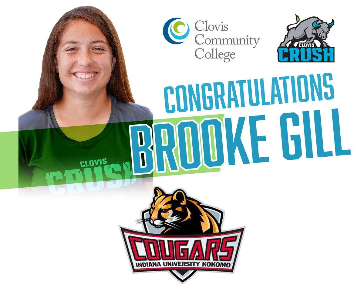 cloviscrushwsoc's tweet photo. Congratulations to Brooke Gill (Madera HS โ18) for committing to transfer and play for NAIA University of Indiana Kokomo this fall! Go Crush!!! #gocrush #crushsoccer #cloviscrush @ClovisCCC @ladyyotesoccer @IUKSoccer https://t.co/gyikWPOKwp