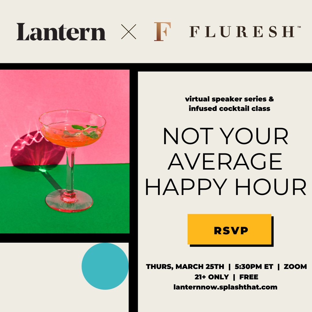 Have questions about cannabis? We have answers - &amp; if we don't, we know someone who does. Join us &amp; <a href="/fluresh/">Fluresh</a> next Thursday, 3/25 @ 5:30pm ET for Not Your Average Happy Hour, our new speaker series featuring casual, candid conversations with an incredible panel of cannabis experts