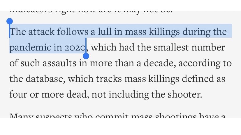 Just opened a news article and read the most American sentence