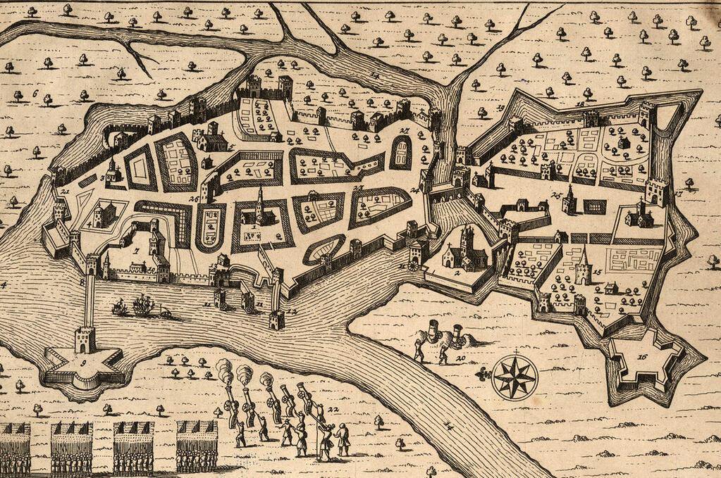 Dublin soon fell to Williamite forces and James II "fled" to France, earning him the soubriquet "James the beshitten." The Jacobite cause was not yet lost; the Williamites were repulsed at the Siege of Limerick and the dashing Patrick Sarsfield destroyed William's artillery train