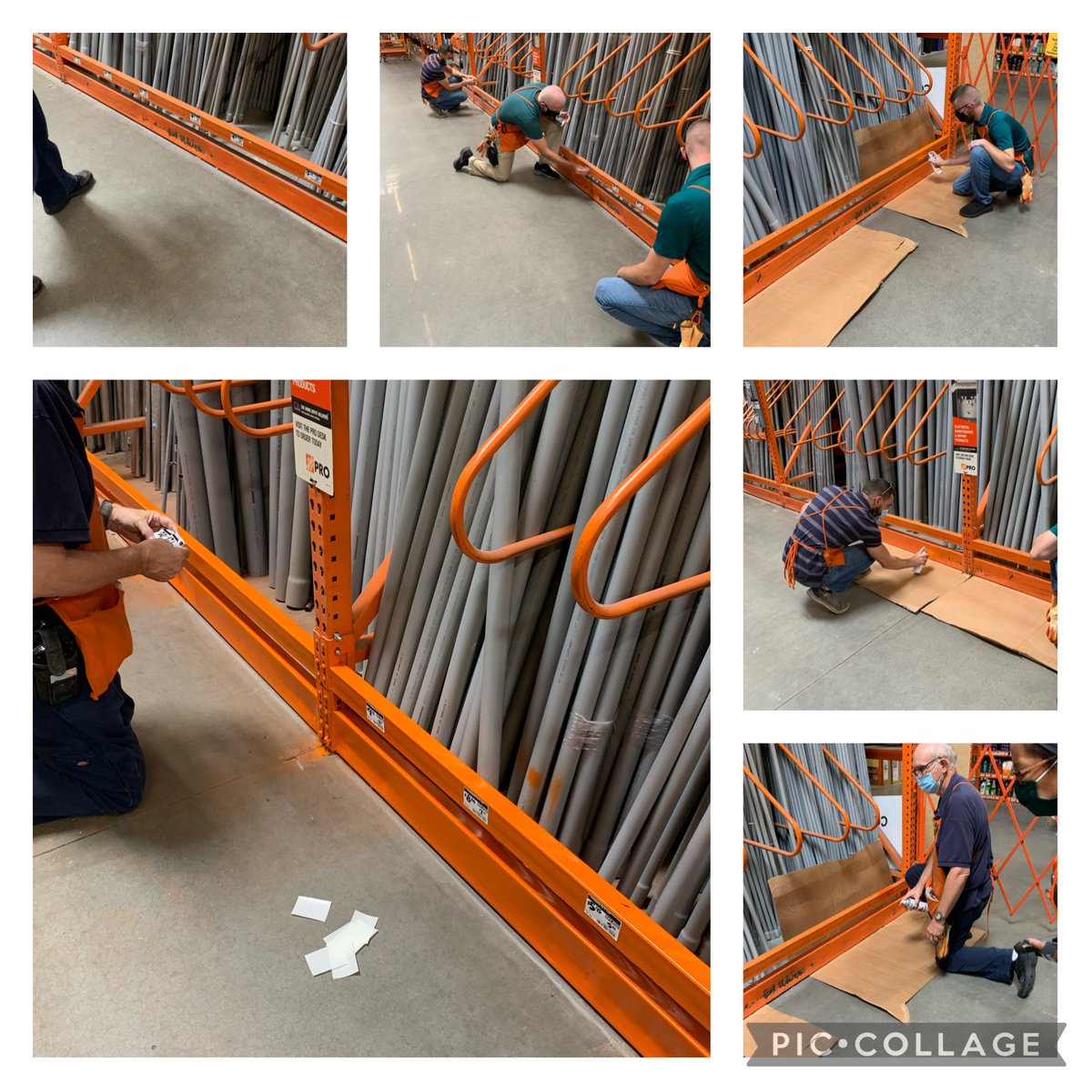 6340 Sebring Wednesday night supervisor team build. Stuart asked the team to help him clean and paint the beams in his conduit aisle. 👀 at that before and after! Store standards for the win! <a href="/sgaskinshd/">Stacey Gaskins</a> <a href="/LeoHern89993071/">Leo Hernandez</a>