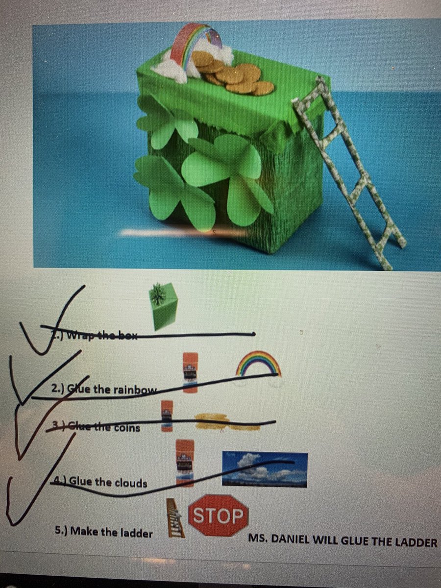 JDanielSPED's tweet photo. Procedural text with STEM! 
(Now just hoping a Leprechaun really shows up!) 🍀@Team_AcworthES https://t.co/5owCv5ugMX