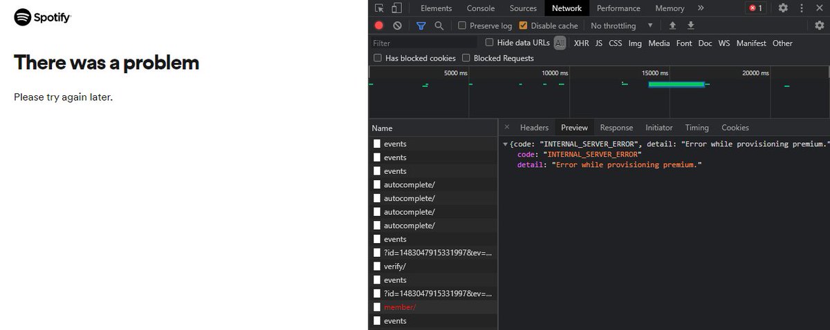 KeepSketchBand's tweet photo. @Spotify I can't add a family member to my family account. I currently have 4 people I can have 5? No error message but /member endpoint fails with 500 error code. "Error while provisioning premium" https://t.co/Wu2FnEKRzo