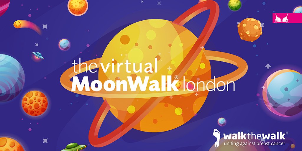 BCACMHS's tweet photo. Sign up now for the Virtual #MoonWalkLondon, organised by our friends at breast cancer charity @WalktheWalk! This is one challenge you’ll not want to miss. https://t.co/3WslzkGCeF With walking distances of 6.55, 13.1, 26.2 and 52.4 miles, there’s something for everyone! https://t.co/RzeTF6jXCq