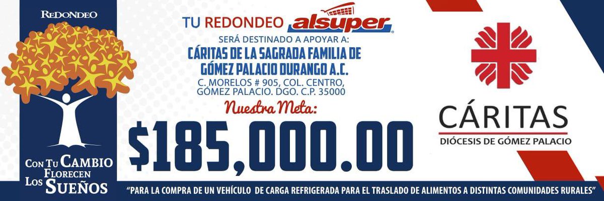 CaritasGP's tweet photo. Agradecemos a tiendas AlSuper por su generoso donativo como parte del programa redondeo, para la compra de un vehículo de carga refrigerada para transladar alimento a comunidades vulnerables. Dios los bendiga. 🙏🏽❤️ https://t.co/vcfhEE5ApL