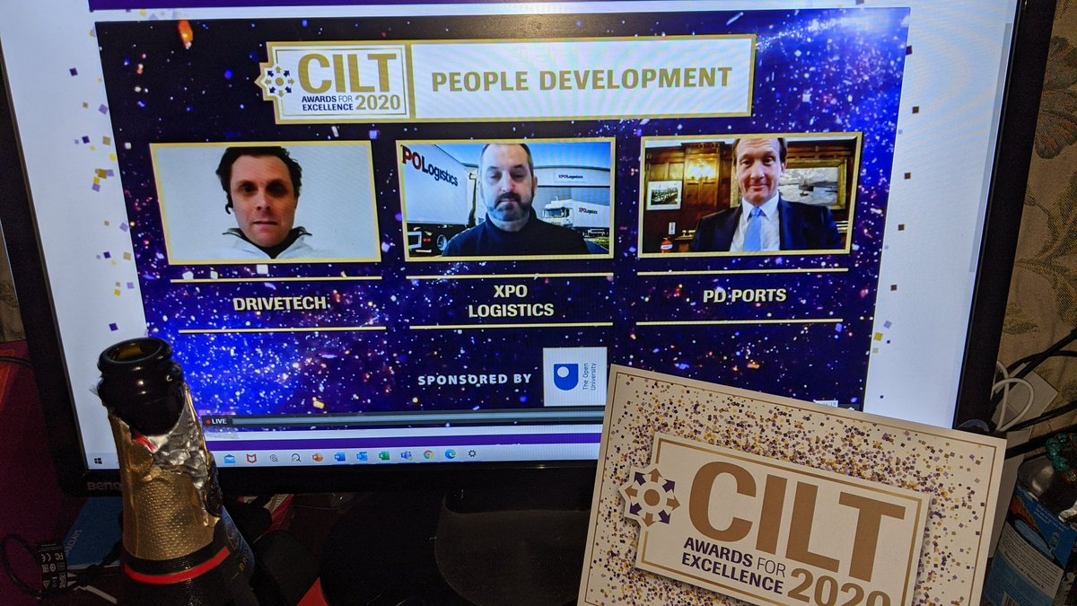CatherineZM's tweet photo. #CILTAwards congratulations to all finalist for People Development. And especially to XPO Logistics for theirbwin https://t.co/Gbmqvyj6xG