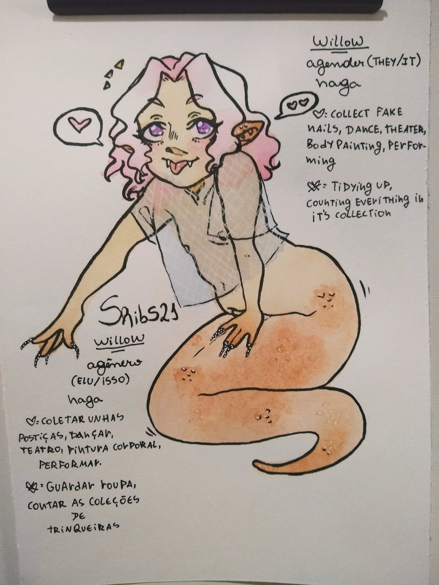 TShibs_'s tweet photo. #makeaoc character Willow! I love them so much already!
People commented on my Instagram to make a oc and this is the result! I love it! (Insta link on pinned tweet)
#oc #originalcharacter #drawing #art #watercolor #agender #lgbtq https://t.co/RxOK0pgeyw