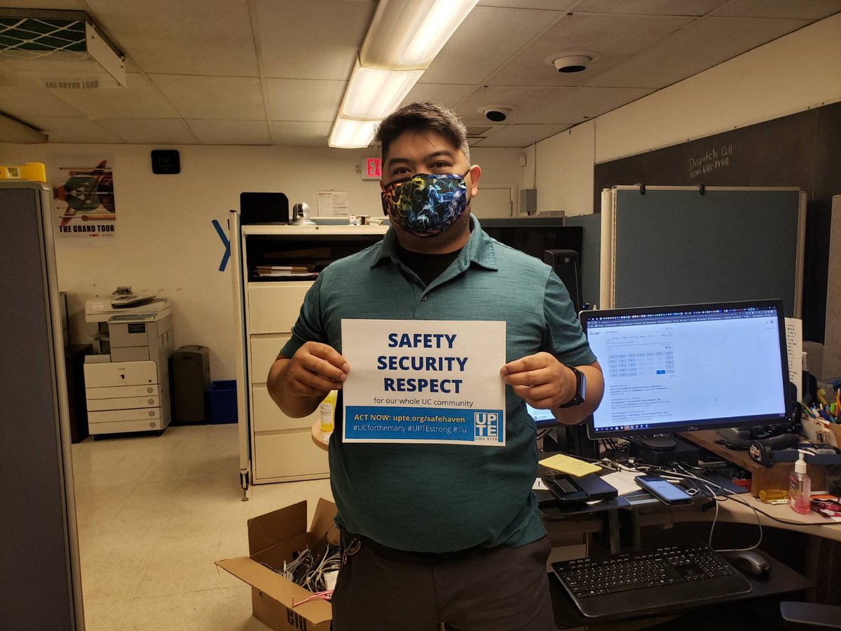 UPTECWA's tweet photo. UPTE members across the state taking part in our Solidarity Break for safety, security, and respect! https://t.co/RCMifqB9vn

#UCfortheMany #UPTEstrong #1u https://t.co/KUyGerKuKv