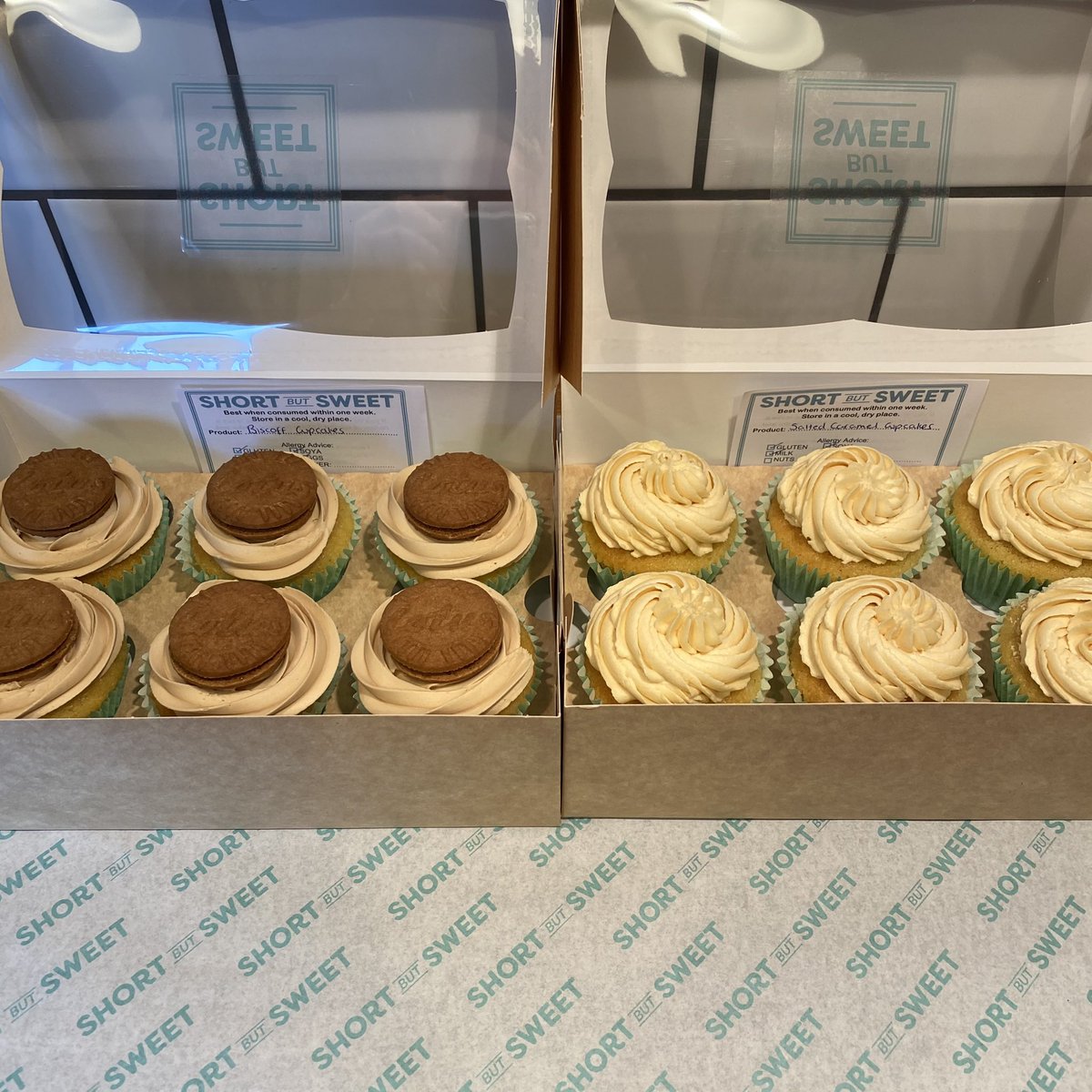 short_butsweet's tweet image. Yesterday’s treats! 🍓 Victoria Sandwich, Biscoff cupcakes, salted caramel cupcakes, Biscoff cookies, milk choc chip cookies and choc &amp;amp; vanilla cupcakes 🧁

#homemade #bakedtoorder