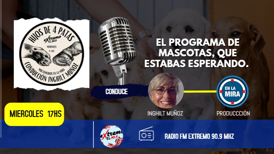 Hijosde4patas's tweet photo. #AHORA #Radio #extremofm @enlamiraradio
🎙️ Inghilt Muñoz en "Hijos de 4 Patas"
📻 FM Extremo 90.9
👉 https://t.co/0ACTc2CM3a https://t.co/dtLs22QbNQ