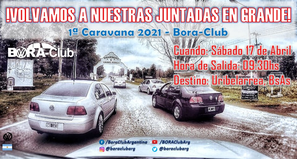 BORAClubArg's tweet photo. Porque tod@s lo pedian, ya tenemos fecha para nuestra primera reunion 2021. 
¡VOLVAMOS A NUESTRAS JUNTADAS EN GRANDE!
Veni y vivila con nosotros, que no te la cuenten

Mas informacion de la actividad en el link del evento: https://t.co/P3nmEidGXq

#boraclubarg #VWArgentina https://t.co/J6xgEe5GL9