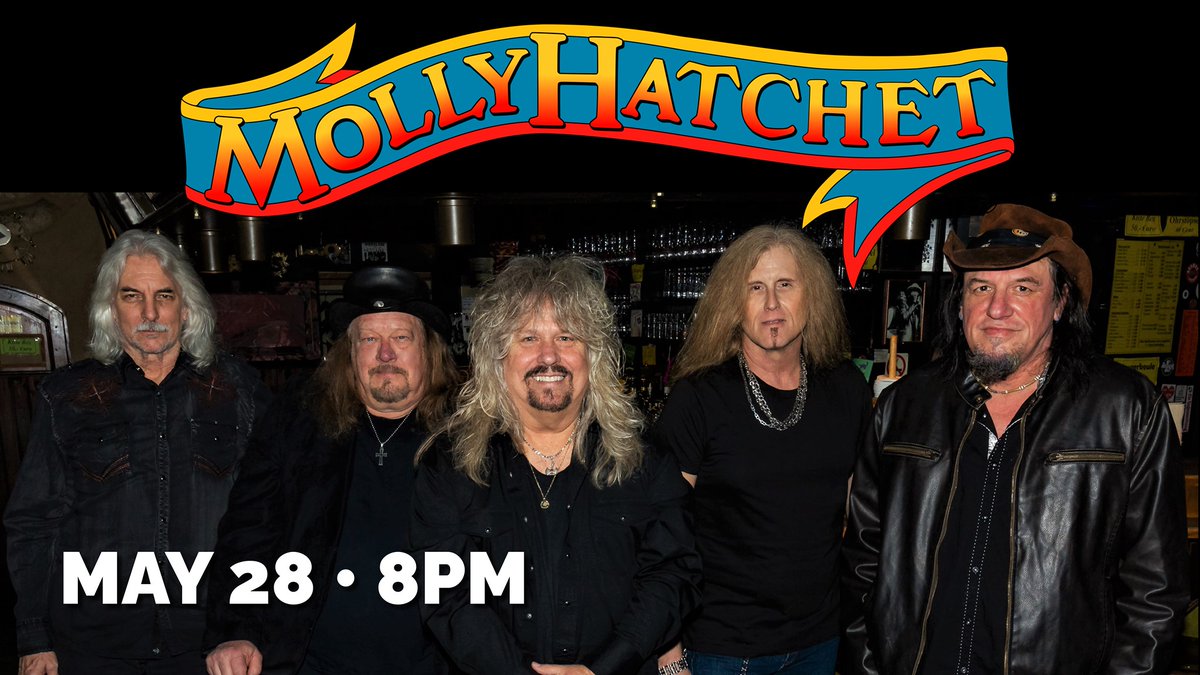 mollyhatchet's tweet photo. Just Announced! The Florida Theatre presents Molly Hatchet!

Join us May 28, 2021 for an evening with Southern Rock Band and Jacksonville natives Molly Hatchet! 

Tickets go on sale Friday at 10 AM! 

Buy Tickets: https://t.co/yxSOJSEzHe https://t.co/8t8Ejx2rU5
