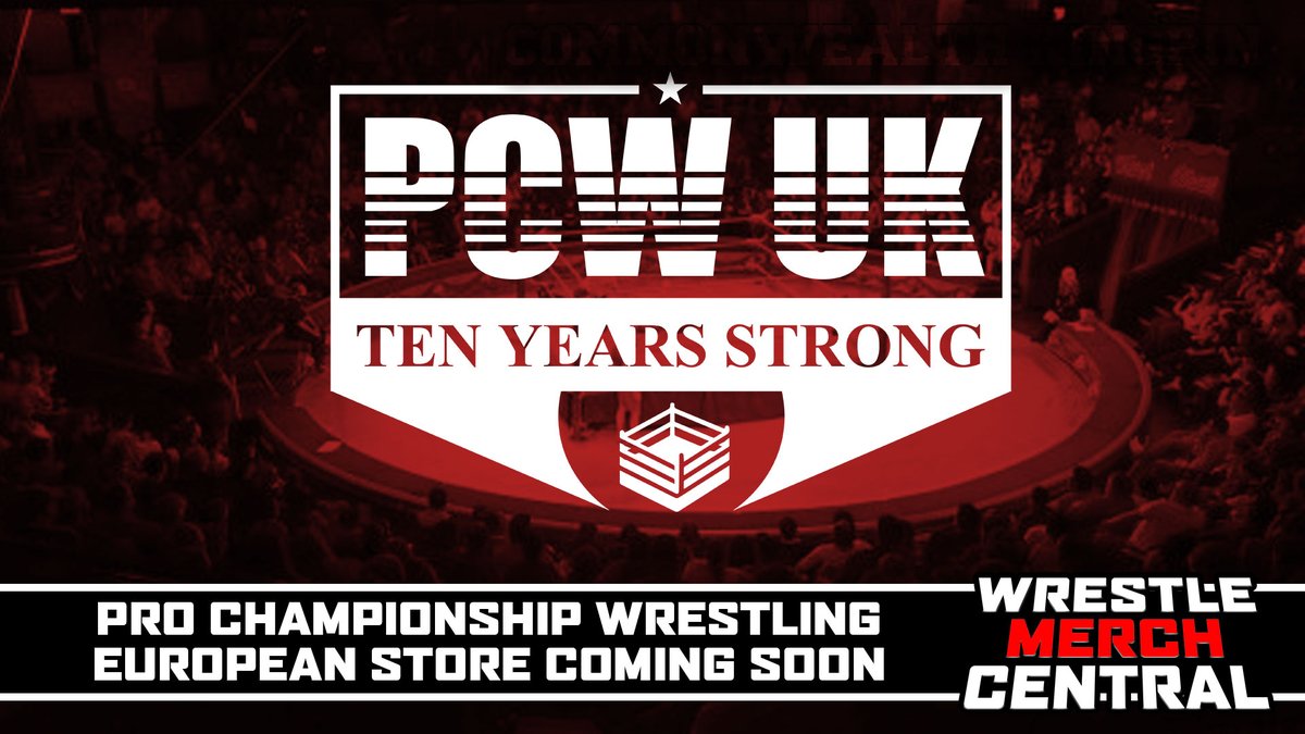 WresMerchCtrl's tweet photo. The Official @PCW_UK European Store is Coming Soon.
#BritishWrestling #BritWrestling #BritWres #ProWrestling #PCWUK https://t.co/nbtZTP3I1I
