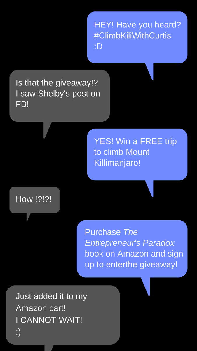 speedclimb's tweet photo. Don't forget, there's still time to enter the giveaway! Purchase the book on Amazon, and enter on the website! Only a few days left! https://t.co/gPNDDA8dX1 ✈️ 🏔️ 🐆
#Giveaway #giveawaycontest #Giveaways #entrepreneurialskills
#businessprinciples #principlesofsuccess https://t.co/YVeZ3GnzXx