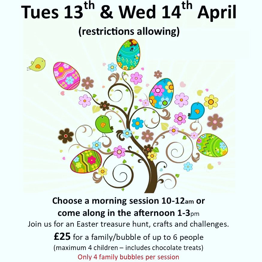 We are open for EASTER