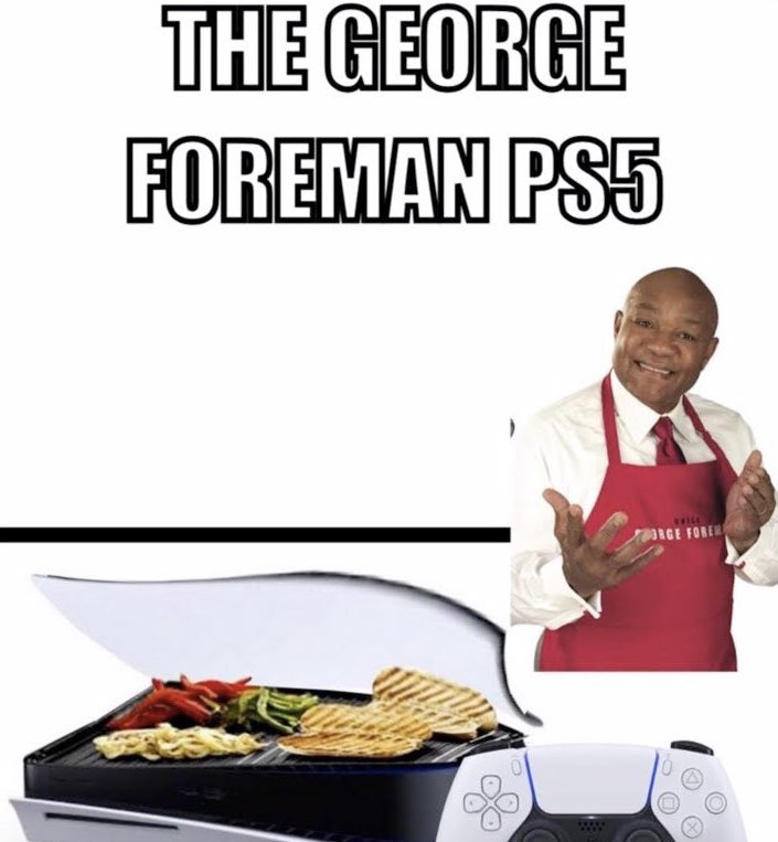 MemeInvestorHQ's tweet photo. Here is the top PS5 meme of the day! @ chipcrippler YOU are in the running to win a free PS5!! To everyone else if you want a chance to win, go to https://t.co/v2uj5sjkcW to create a funny, witty PS5 related meme. You got this! https://t.co/69FvbeUHVT