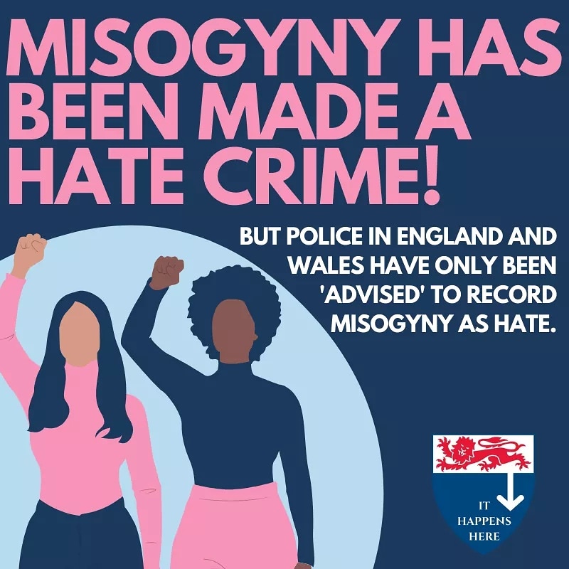 ithappensNCL's tweet photo. (1) We welcome this fantastic news today and want to thank and applaud Misogyny Is Hate, who have been running the campaign for years to make this legislation happen! This is absolutely a step forward in the right direction. @MisogynyIsHate https://t.co/hCObnuWmR6