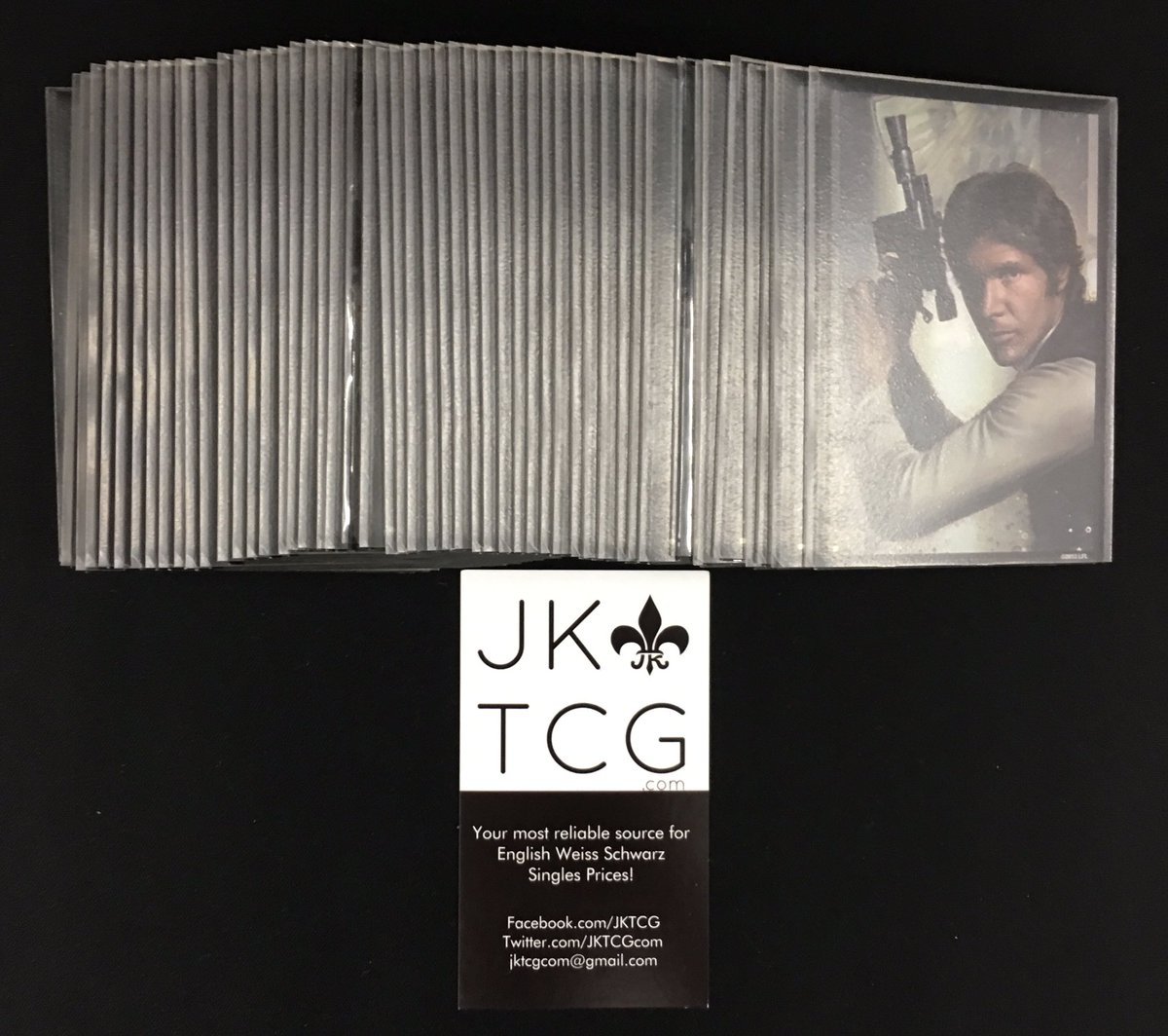 JKTCGcom's tweet photo. JP Mono-Yellow Star Wars deck available for special order! 

Comes with the sleeves shown. 

$50 for deck. Special order now! 

https://t.co/A87zoh1qmw 

#wstcg https://t.co/eny6b08gTx