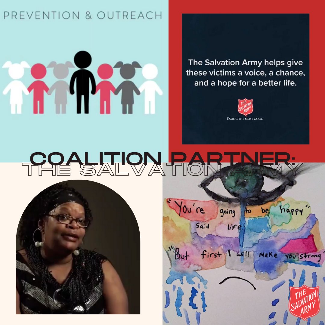 You've probably heard about @SalvationArmyUS, but might not know that they work through local communities to help victims of human trafficking and slavery. They provide comprehensive care management including medical & dental, legal aid, job development & more. ❌ #enditmovement