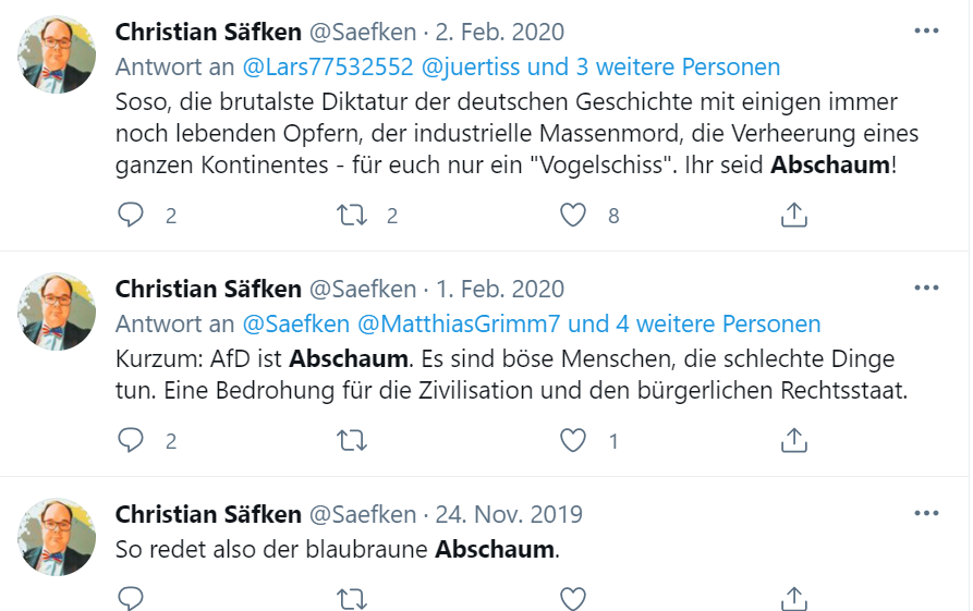 Aarefrank's tweet photo. @LLumpen @DogSoupIsMagic @volkspozilei @Saefken @KRHKlinikum Also bei Pommesbudenbesitzern witzelt man ja manchmal "selbst sein bester Kunde...“
Ist das @KRHKlinikum zufällig eine …äh… verhaltensoriginelle Anstalt?
https://t.co/naG0lGqZIA
#Christian #Saefken