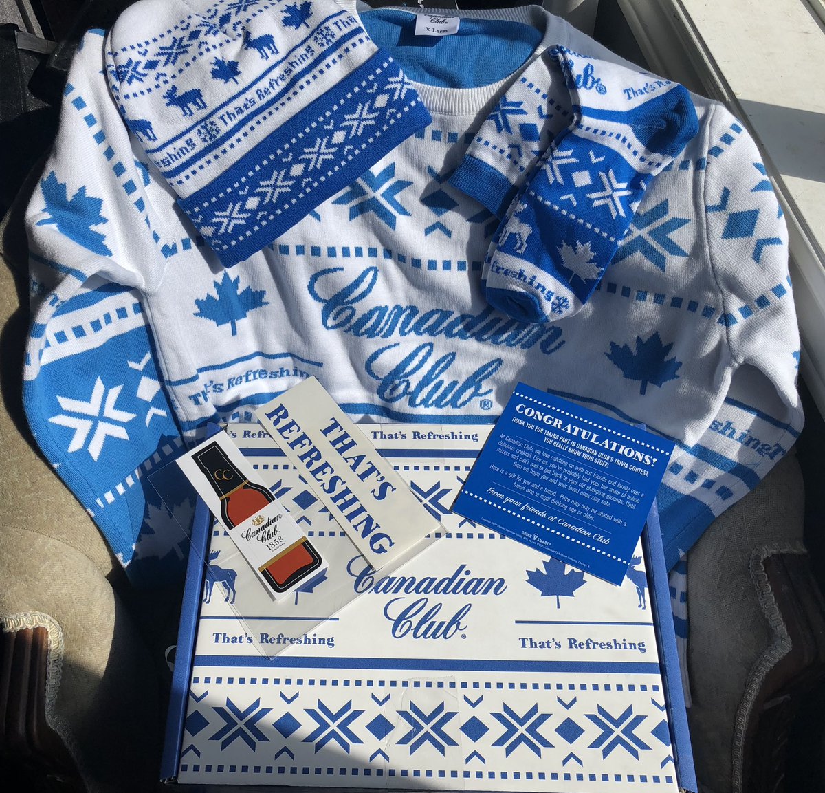 Thank you <a href="/Canadian_Club/">Canadian Club</a> for the awesome Trivia Night giveaway prizes!