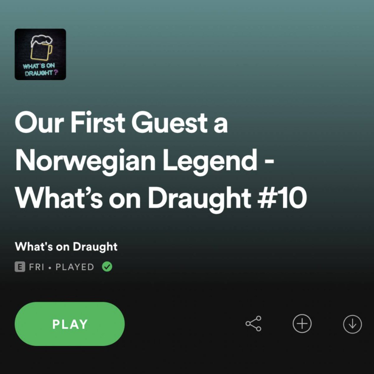 What's On Draught tweet media
