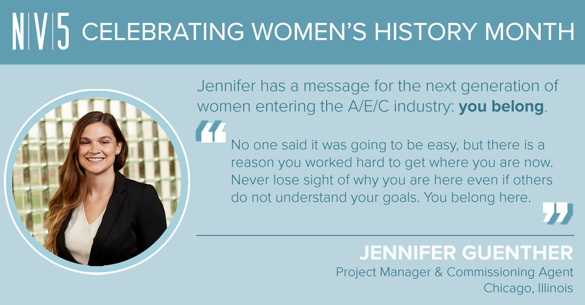This Women’s History Month, we are championing women in our industry and sharing their stories. Meet Jennifer Guenther.