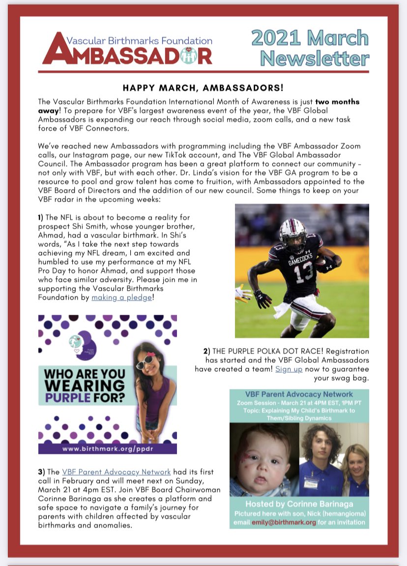 arpyles's tweet photo. Check out the march VBF global ambassador Newsletter!!!! https://t.co/cA8AsX9JS4