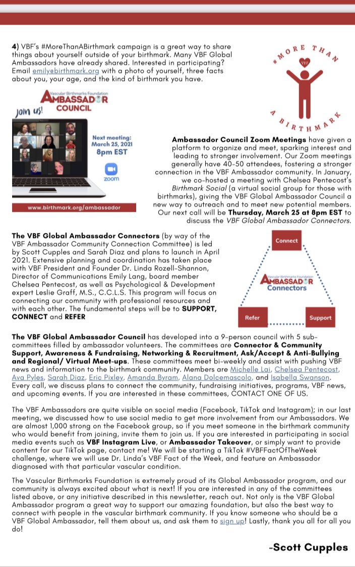 arpyles's tweet photo. Check out the march VBF global ambassador Newsletter!!!! https://t.co/cA8AsX9JS4