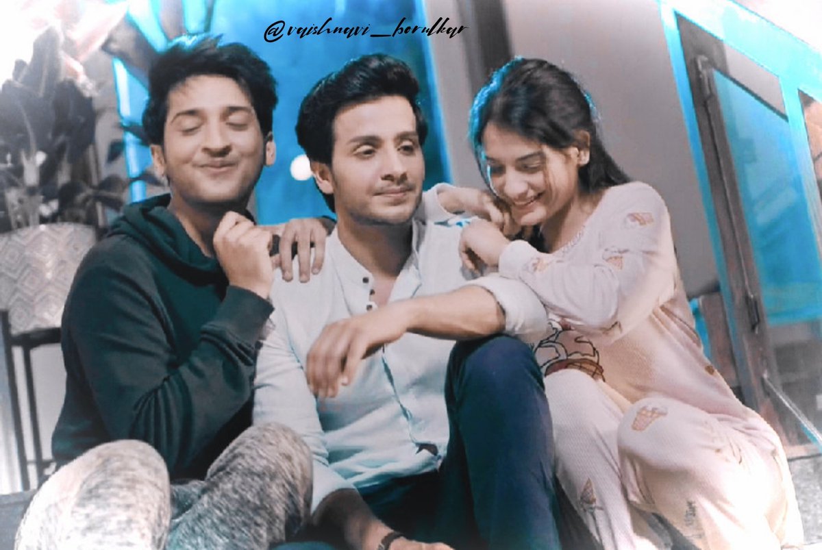 HEY, WILL YOU BE MY PUNYA PARTNER?!  #IshqParZorNahin  #paramsingh Nazar repellent lao koi  @8paramsingh :') after such a tiring day, these cuties make my day