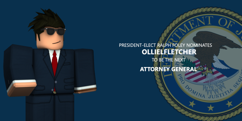 Ollie has served as Deputy Attorney General for a while now and has excelled in that capacity. I am proud to name him as my Attorney General this term.